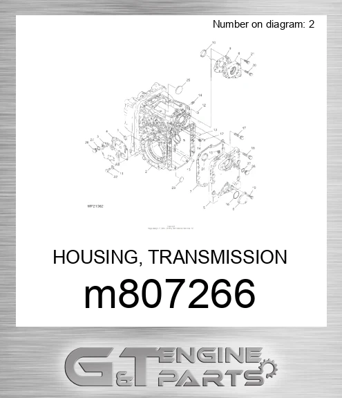 M807266 HOUSING, TRANSMISSION