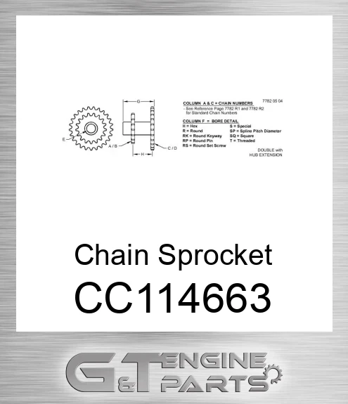 CC114663 Chain Sprocket