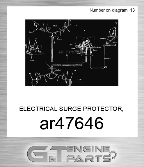 AR47646 ELECTRICAL SURGE PROTECTOR, ELECTRI