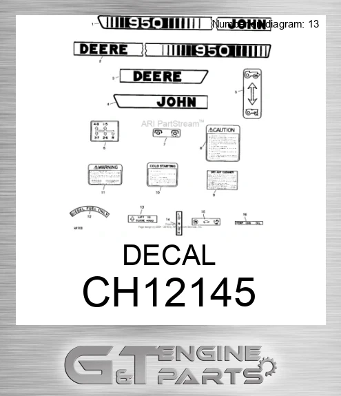 CH12145 DECAL