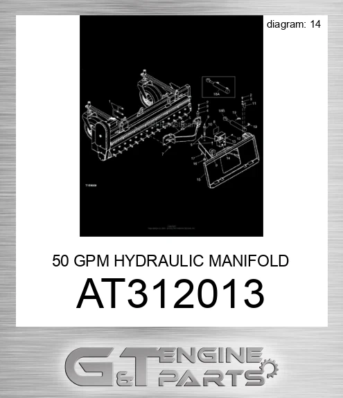 AT312013 50 GPM HYDRAULIC MANIFOLD