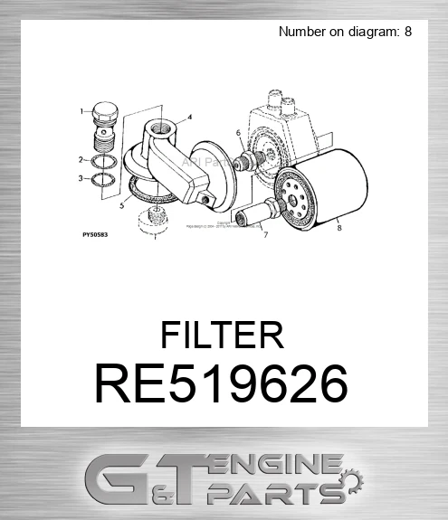 RE519626 Oil Filter