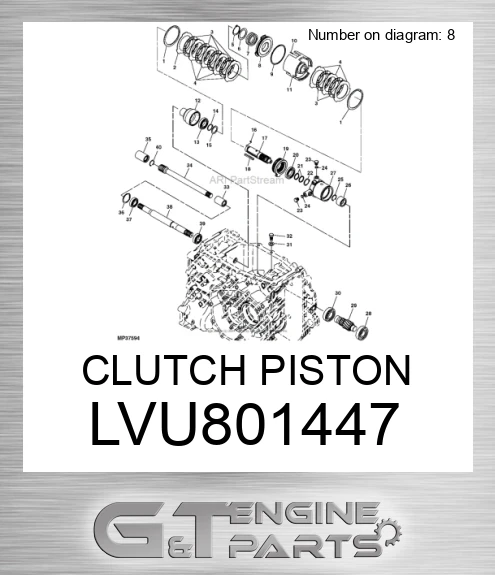 LVU801447 CLUTCH PISTON