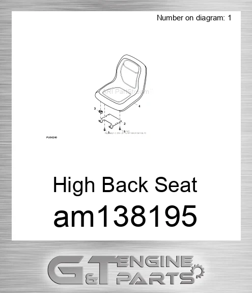 AM138195 High Back Seat