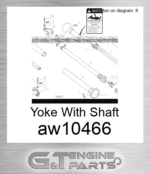 AW10466 Yoke With Shaft