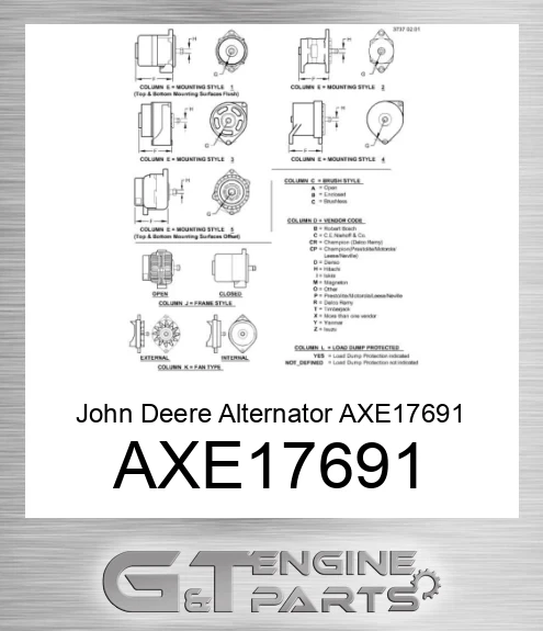 AXE17691 Alternator