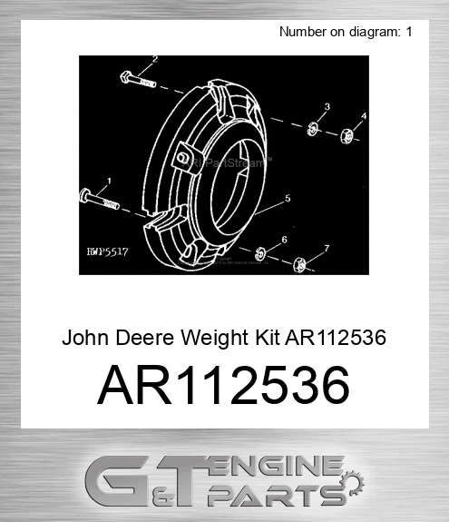 AR112536 Weight Kit