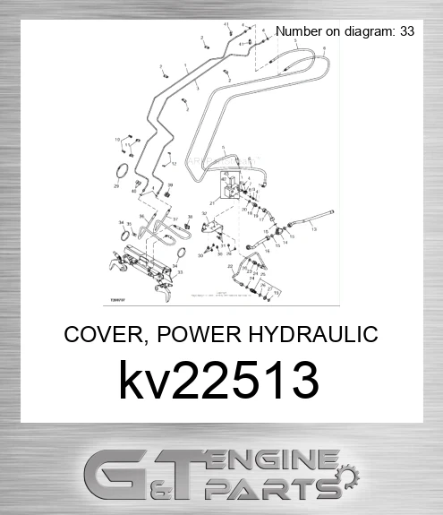 KV22513 COVER, POWER HYDRAULIC QUICK-TACH