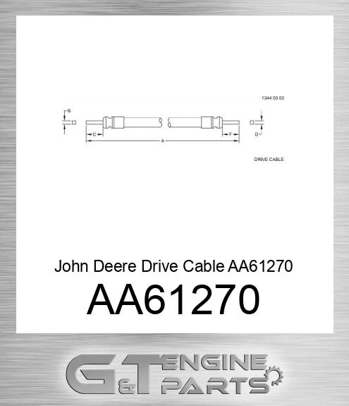 AA61270 Drive Cable
