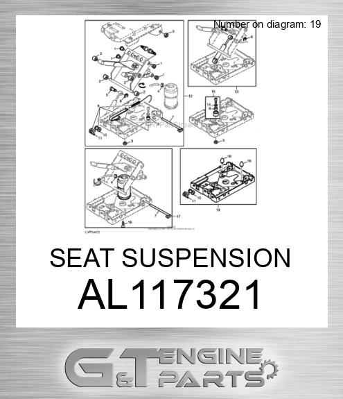 AL117321 SEAT SUSPENSION