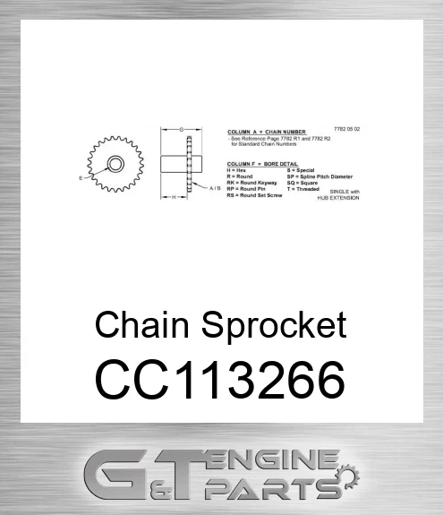 CC113266 Chain Sprocket