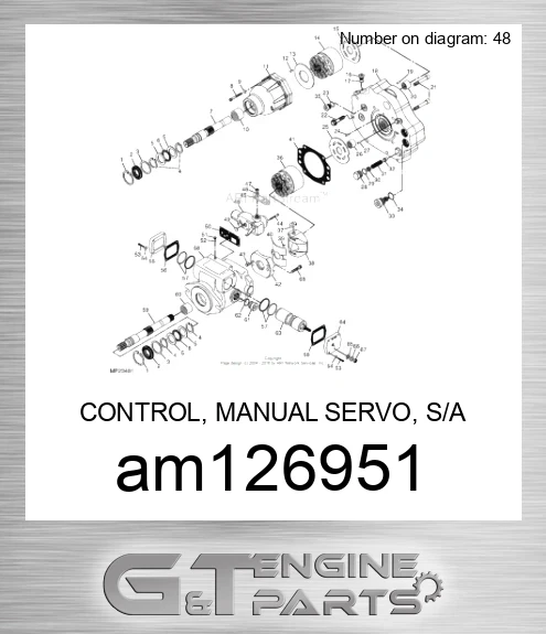 AM126951 CONTROL, MANUAL SERVO, S/A