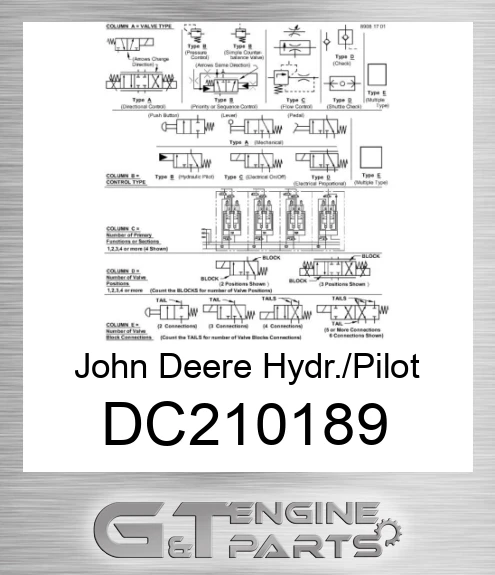 DC210189 Hydr./Pilot Control Valve