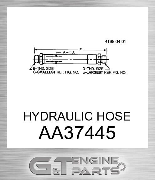 AA37445 HYDRAULIC HOSE