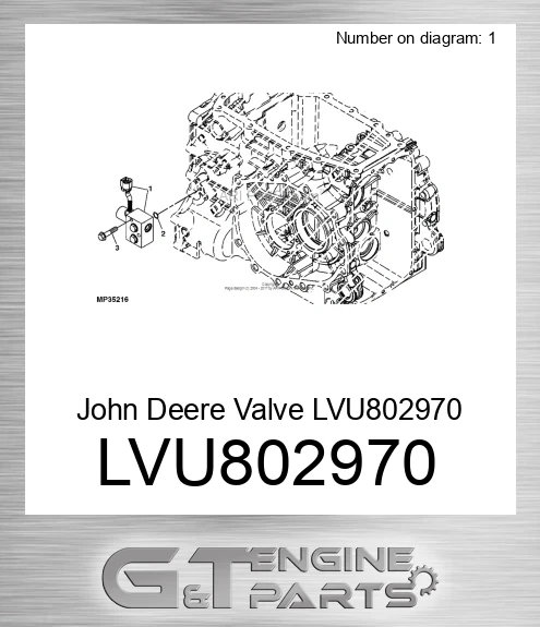 LVU802970 Valve