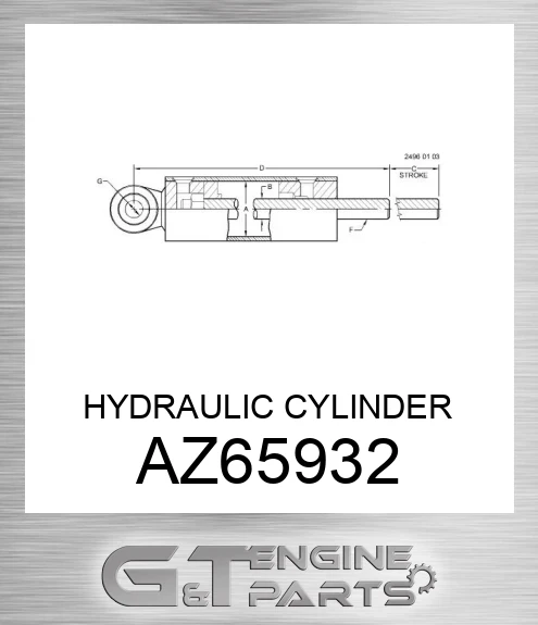 AZ65932 HYDRAULIC CYLINDER