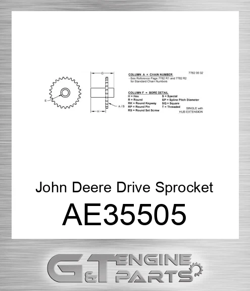 AE35505 Drive Sprocket