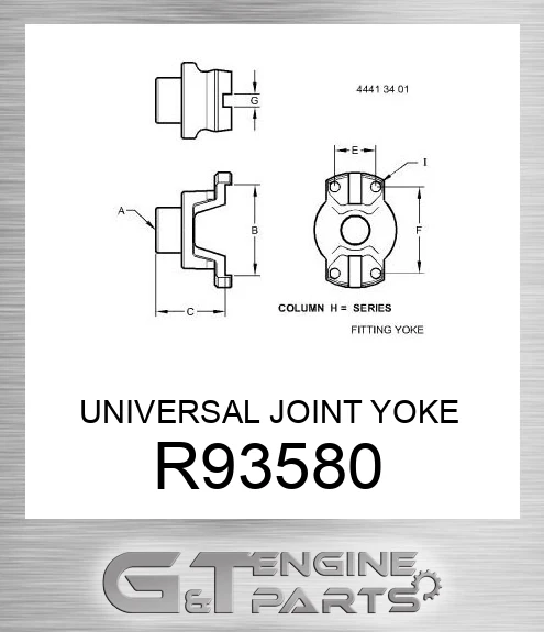 R93580 UNIVERSAL JOINT YOKE