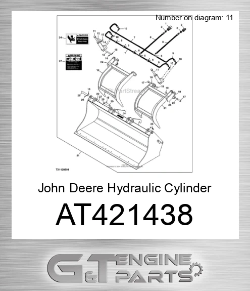 AT421438 John Deere Hydraulic Cylinder AT421438