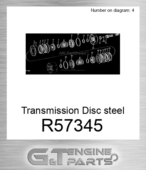 R57345 Transmission Disc steel