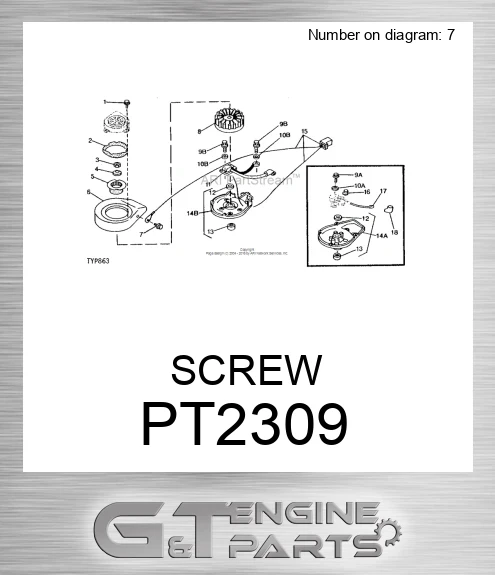 PT2309 SCREW