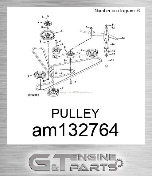 AM132764 PULLEY