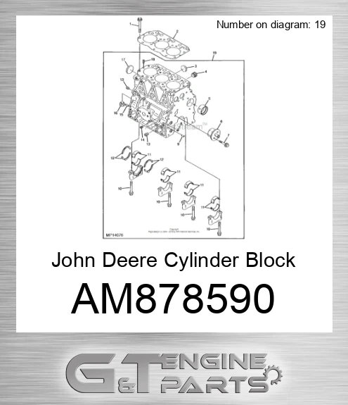 AM878590 Cylinder Block