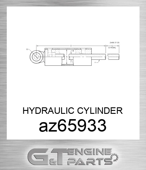 AZ65933 HYDRAULIC CYLINDER