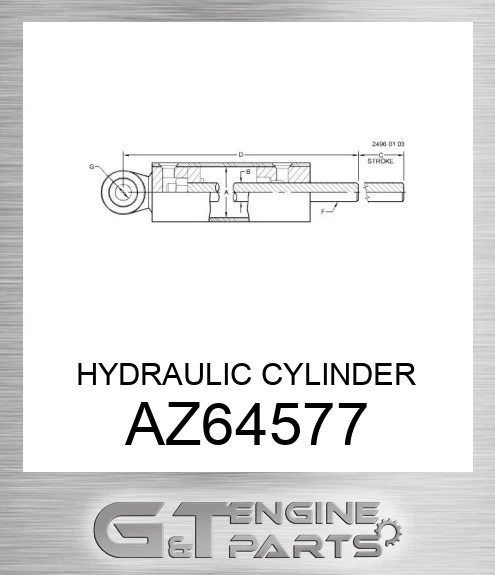 AZ64577 HYDRAULIC CYLINDER