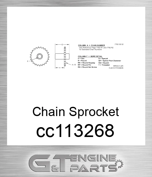 CC113268 Chain Sprocket