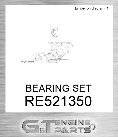 RE521350 BEARING SET