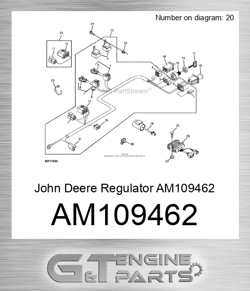 AM109462 John Deere Regulator AM109462
