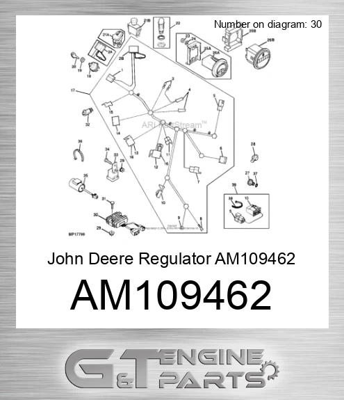 AM109462 John Deere Regulator AM109462