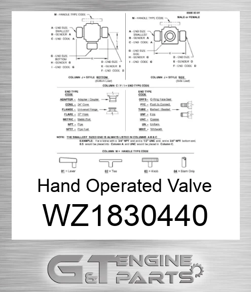 WZ1830440 Hand Operated Valve