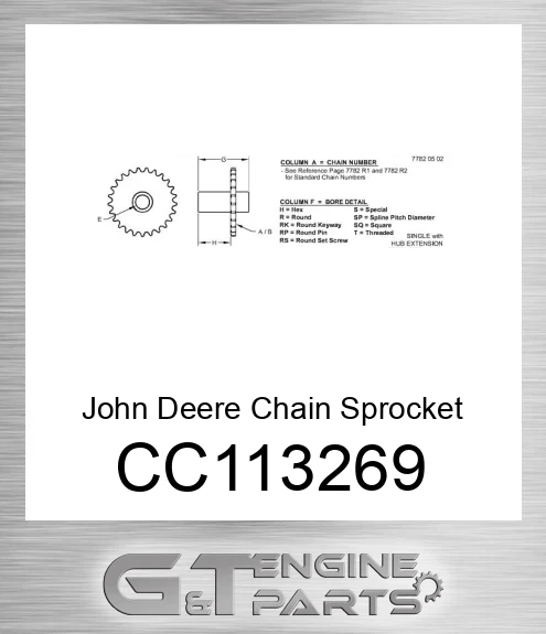 CC113269 Chain Sprocket
