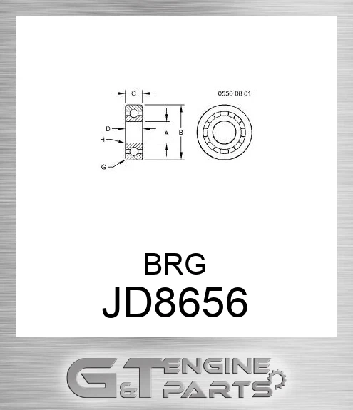 JD8656 BRG