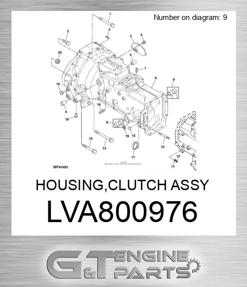 LVA800976 HOUSING,CLUTCH ASSY