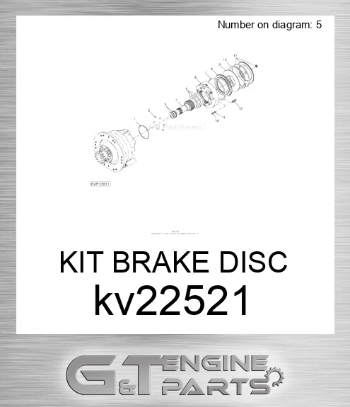 KV22521 Replacement Brake Kit