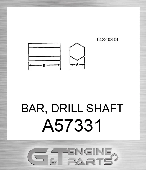A57331 BAR, DRILL SHAFT