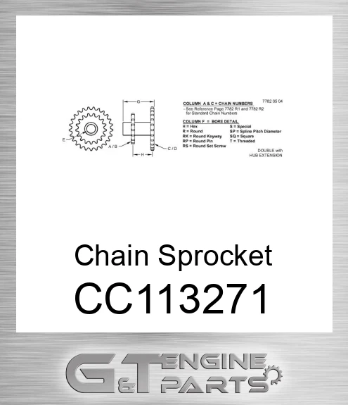 CC113271 Chain Sprocket