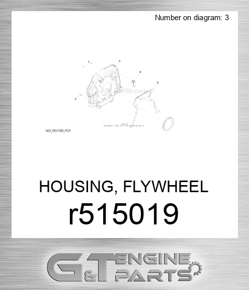 R515019 HOUSING, FLYWHEEL
