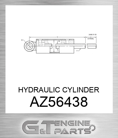 AZ56438 HYDRAULIC CYLINDER