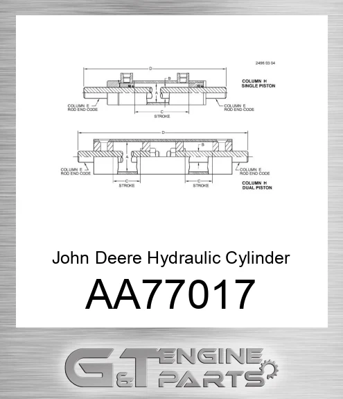 AA77017 Hydraulic Cylinder