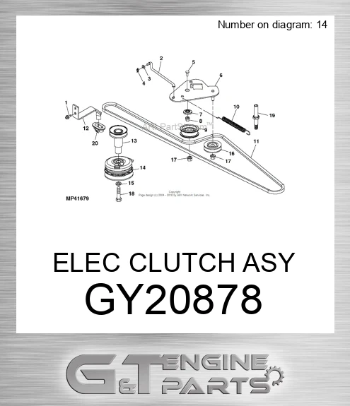 GY20878 ELEC CLUTCH ASY