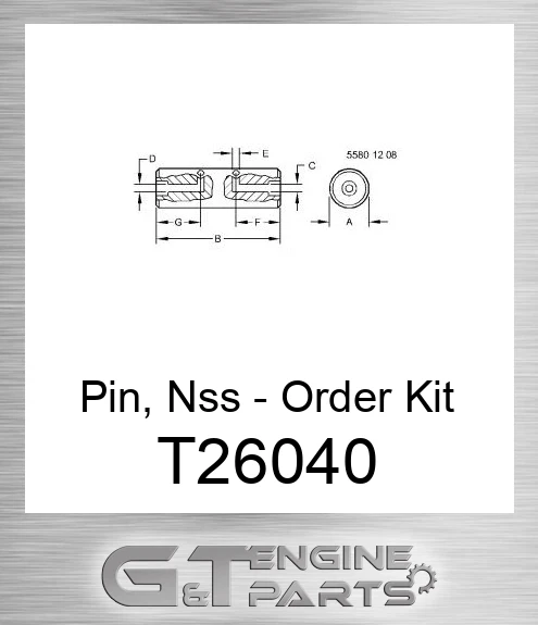 T26040 Pin, Nss - Order Kit