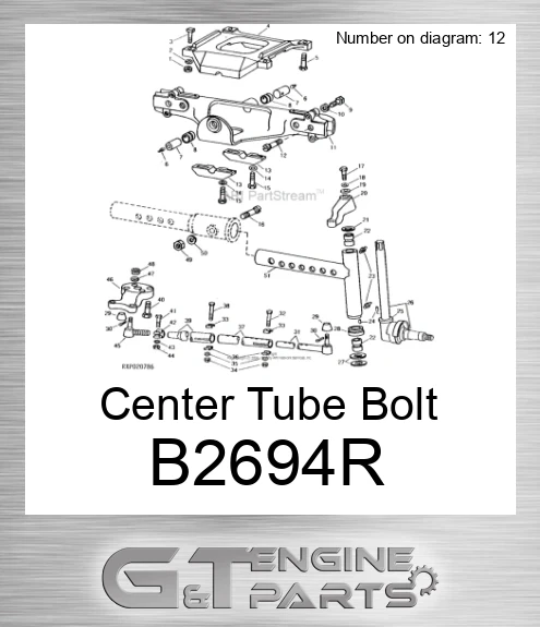 B2694R Center Tube Bolt