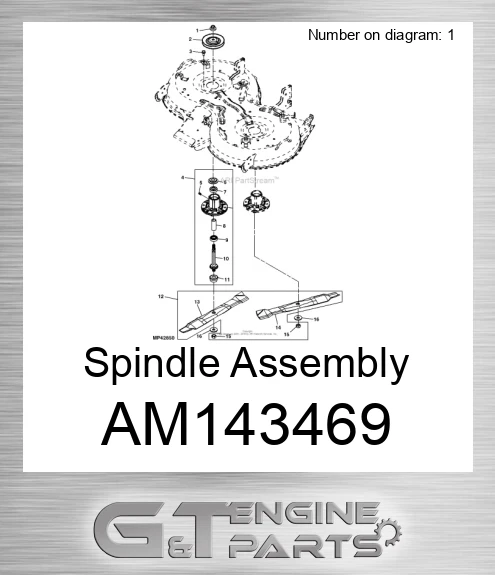 AM143469 Spindle Assembly