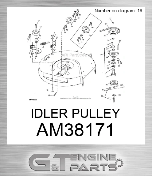 AM38171 IDLER PULLEY