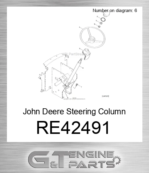 RE42491 John Deere Steering Column RE42491