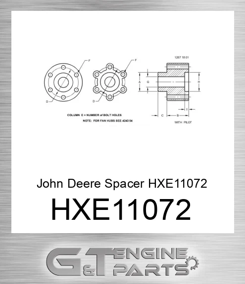 HXE11072 Spacer